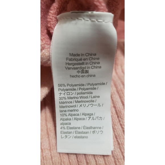 8. J.Crew Striped turtleneck sweater in Supersoft yarn - pink - Picture 8 of 8